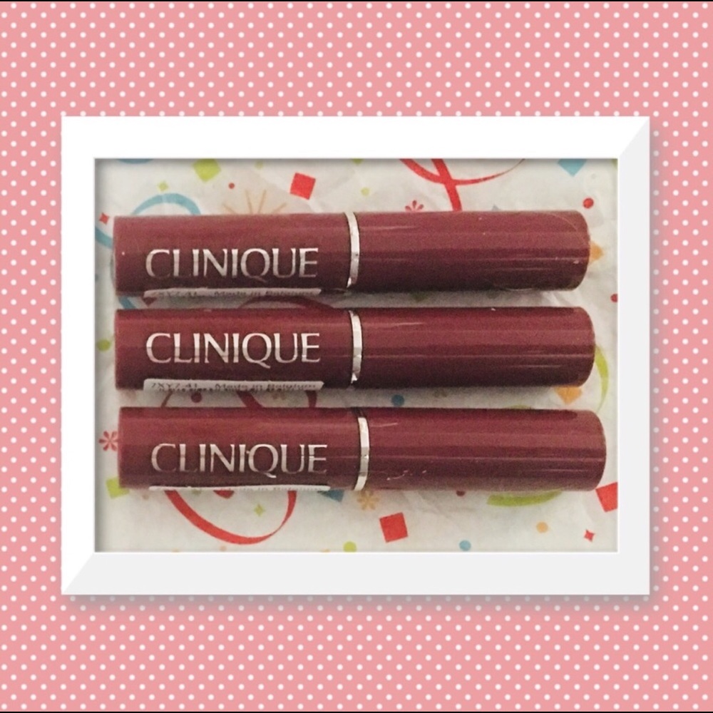 Clinique lot of 3 Almost Lipstick in Black Honey